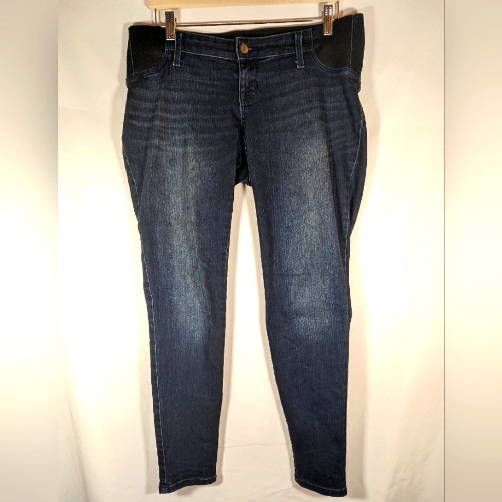 Isabel Maternity by Ingrid & Isabel Underbelly Denim Jeggings Jeans Size 6